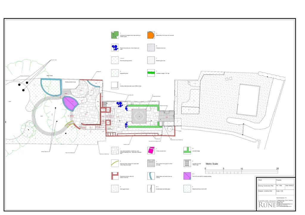 garden design construction plan