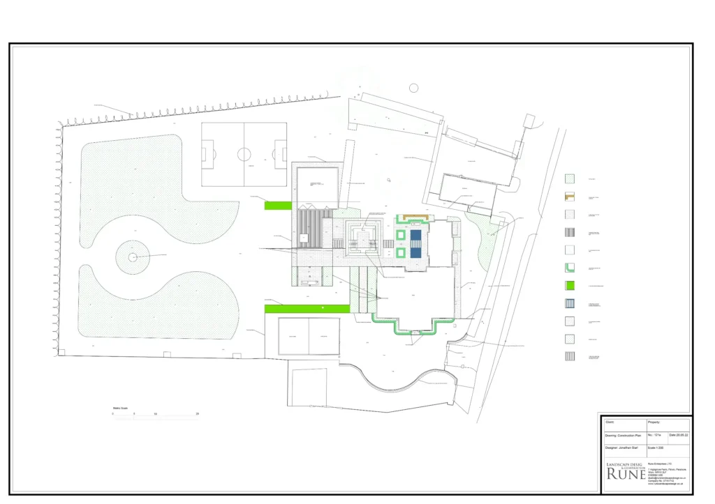 garden design construction plan rune worcester hereford 3