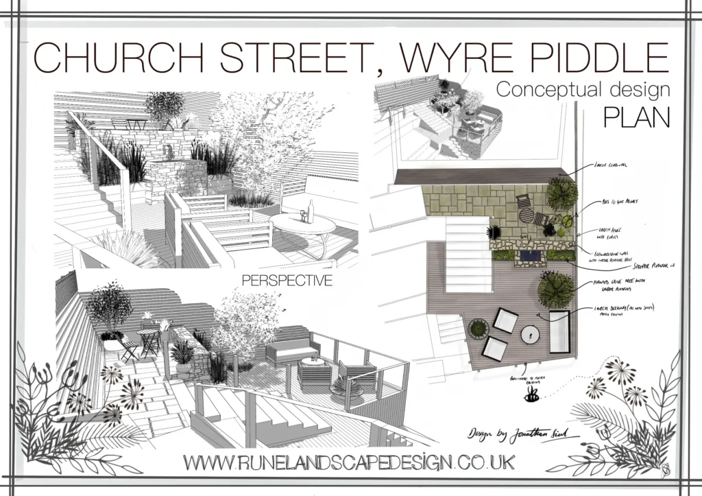 garden design rune 2d graphic render church street m