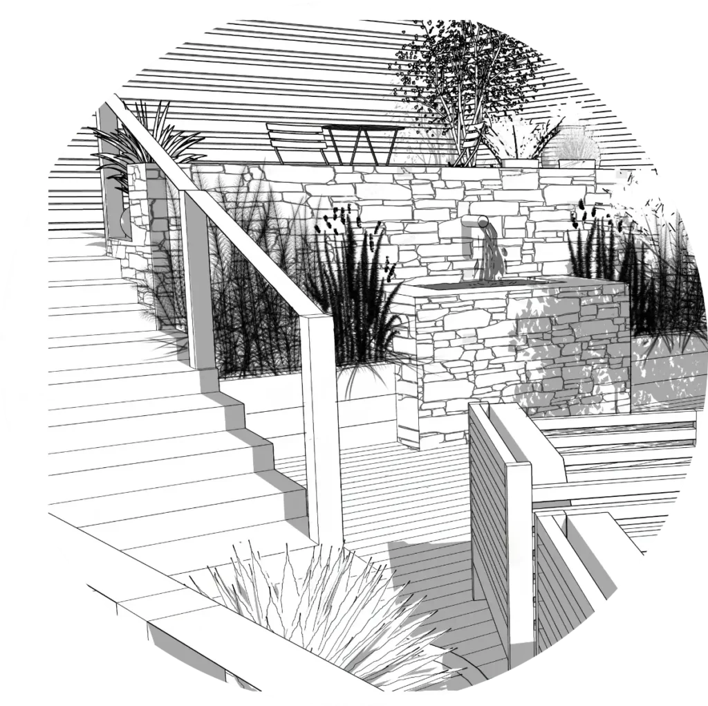 garden design 2d graphic church street 1 extract