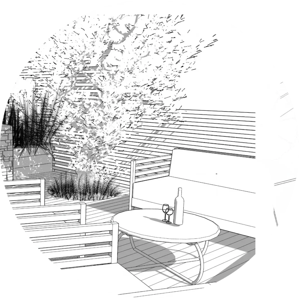 garden design 2d graphic church street 2 extract