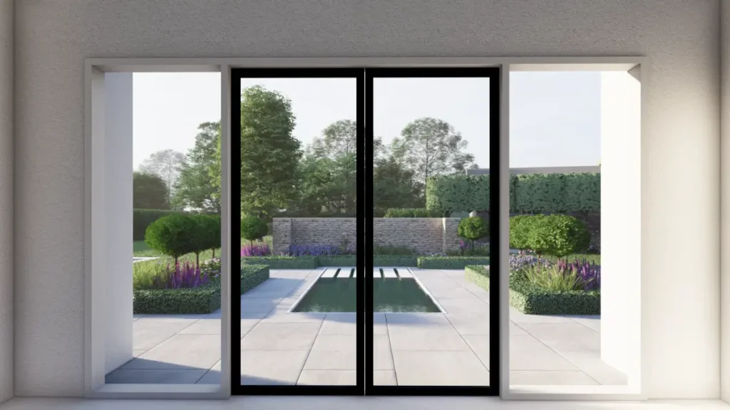 garden design 3d virtual render springfield farmhouse 8