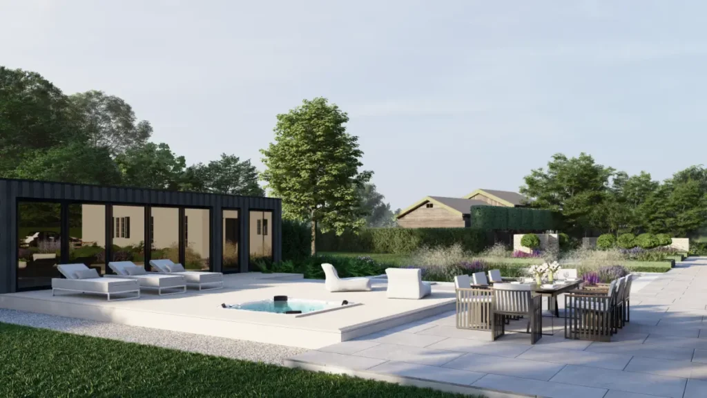 garden design 3d virtual render springfield farmhouse cover