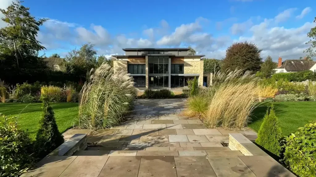 garden construction malvern footbridge house cover
