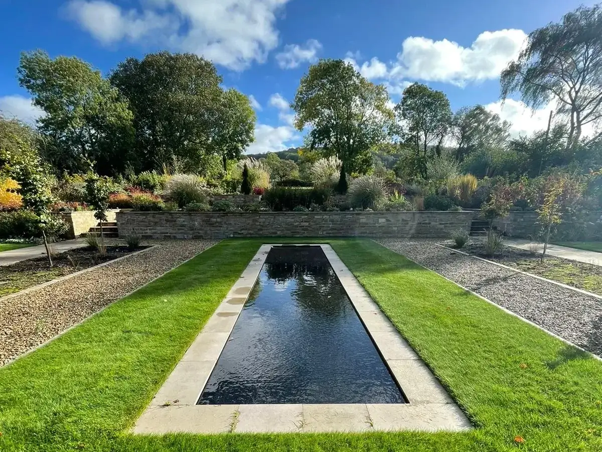 garden build construction complete 4 footbridge house rune