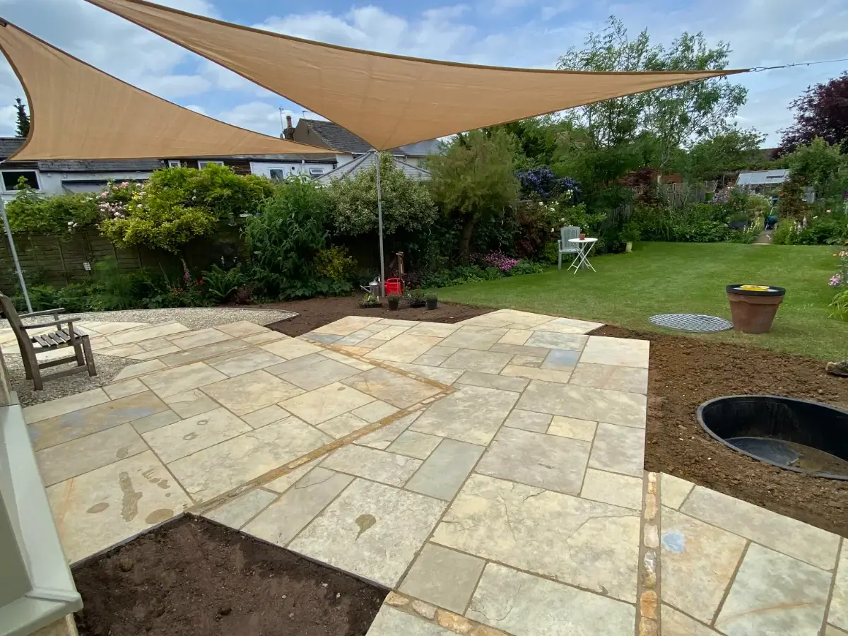 garden construction completed 2 kemerton road rune worcestershire