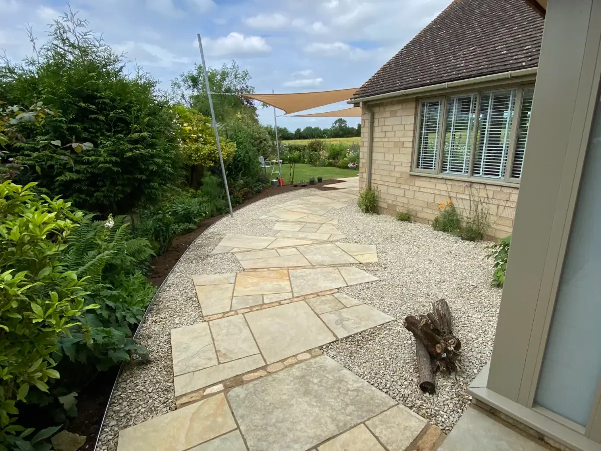 garden construction completed 4 kemerton road rune worcestershire