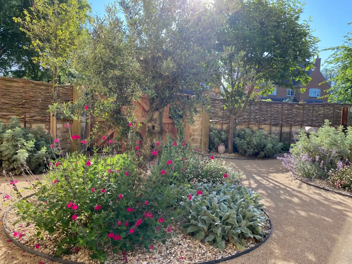 garden construction completed 2 old house rune landscape cotswolds