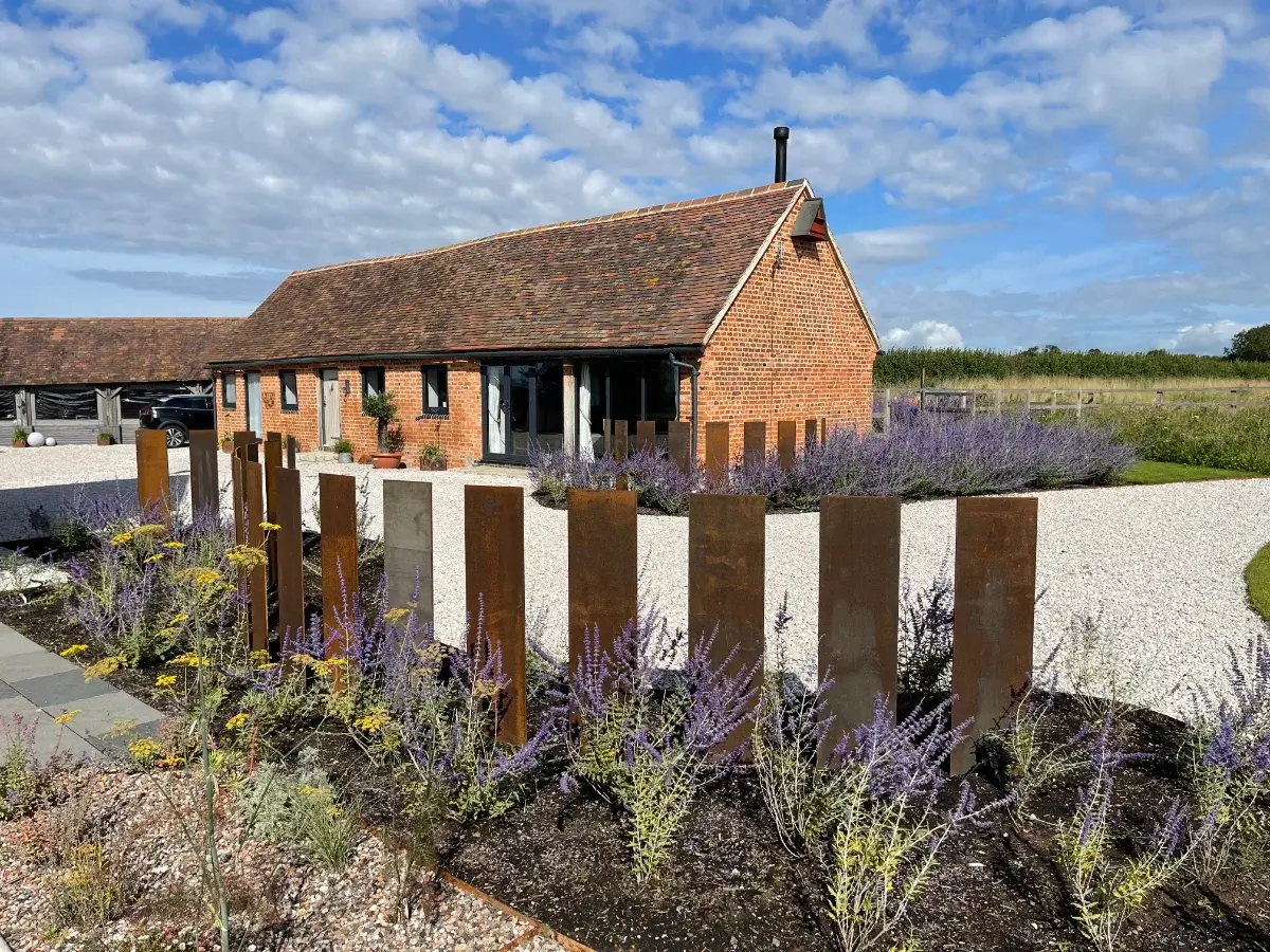 garden construction completed 1 tothall farm rune landscape worcester