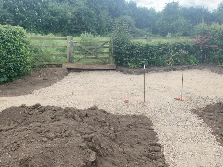 garden design and build great washbourne worcester paving foundation