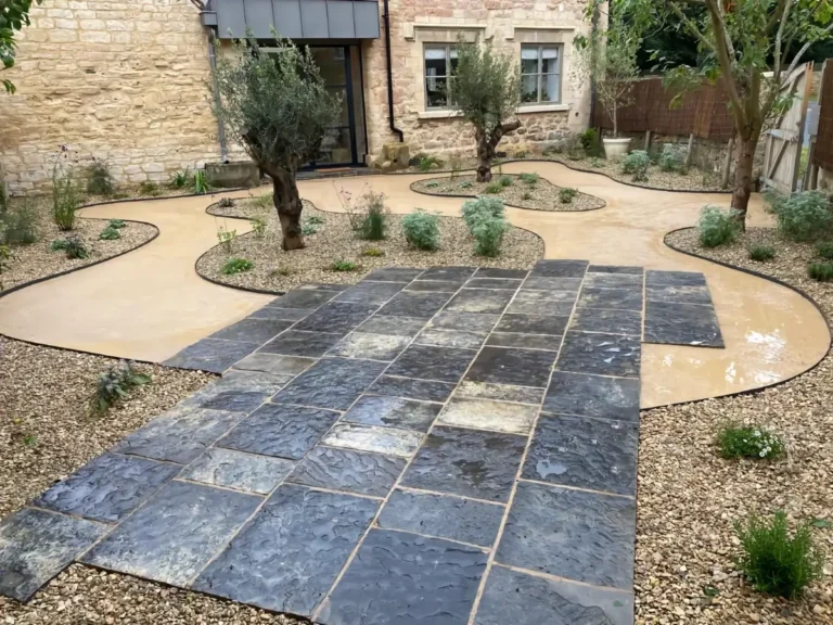 garden construction build 3 old house rune landscape cotswolds
