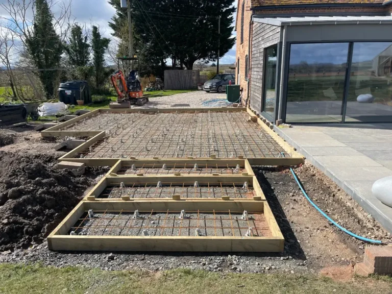 garden construction build 2 tothall farm rune landscape worcester